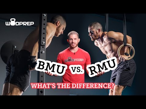 Видео: Выходы силой на кольца и выходы силой на перекладине (сравнение в замедленной съемке)