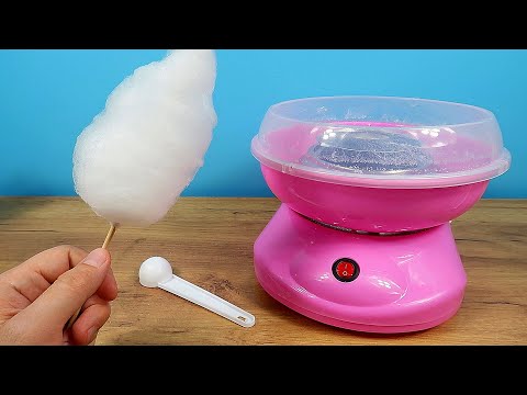 Видео: Самый дешевый аппарат для сахарной ваты с Алиэкспресс. О чудо! Он работает! Сладкая вата!