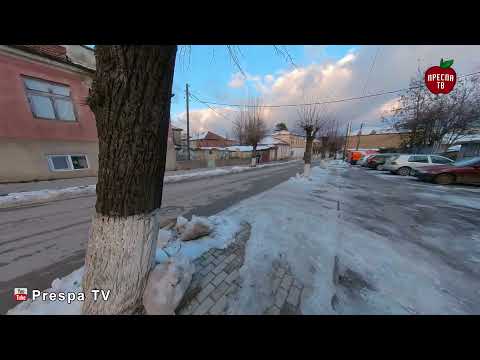 Видео: City WALK TOUR, Winter Snow | Resen, Macedonia【4K】Прошетка низ Ресен, Македонија (12.2021) [3] 🇲🇰