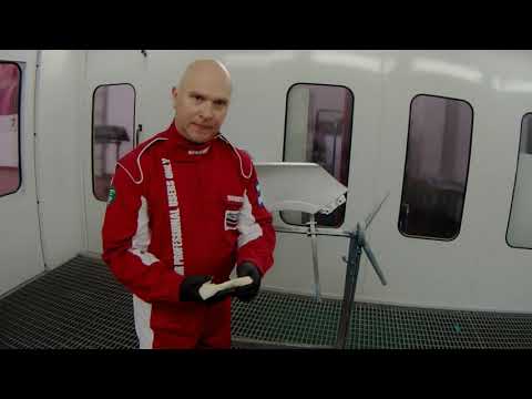 Видео: Замер расхода материалов Lechler для окрашивания детали с расчетом себестоимости.