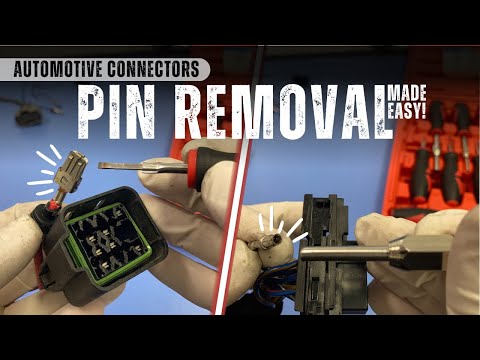 Видео: Руководство по извлечению штифтов из автомобильных разъёмов | Узнайте, как извлечь ЛЮБОЙ штифт из...