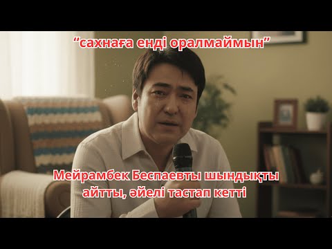 Видео: Мейрамбек Беспаевты шындықты айтты, әйелі тастап кетті.  “сахнаға енді оралмаймын”