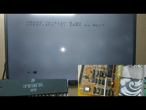 Видео: Подключение контроллера дисковода ZX Spectrum, часть 2.