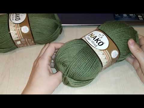 Видео: Обзор пряжи Nako Pure Wool/Нако Пьюр Вул/Чистая Шерсть