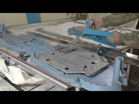Видео: Ручной плиткорезный станок DLT HIT-LINE . Длина реза1200мм.
