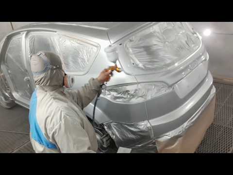 Видео: Ford S-MAX — серебро полный покрас 1