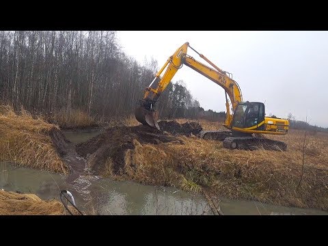 Видео: Охота #145 с трактором и таксами на бобра