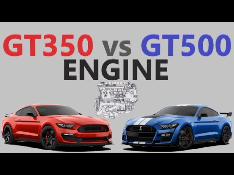 Видео: Двигатель GT350 против GT500