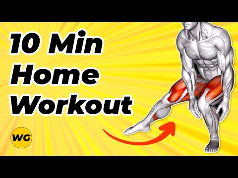 Видео: ⚠️ 10 минут домашняя тренировка 🏆 Как тренироваться дома без оборудования 🎯100% результат