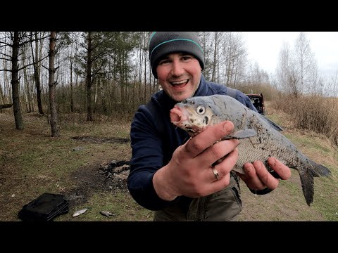 Видео: ЛЕЩ НА УЗКОМ КАНАЛЕ НА ФИДЕР! Пришло похолодание! Ночь возле тёплой печки!