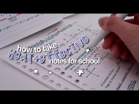 Видео: Как я делаю аккуратные и эффективные заметки ☆