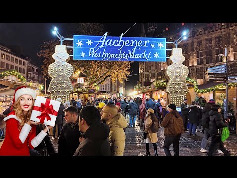 Видео: 🎅 Рождественская ярмарка Ахен, Германия 2023 🎅