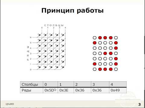 Видео: Лекция 21: Динамическая индикация