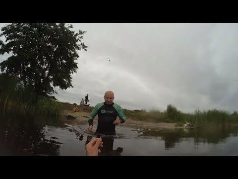 Видео: Подводные поиск с XP Deus в специальном подводном боксе. ЗОЛОТАЯ СЕРЬГА с бриллиантом.