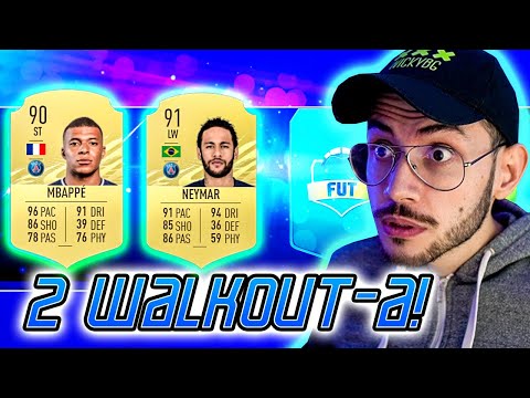 Видео: 2 WALKOUT-A ОТ НАГРАДИТЕ! НЕРЕАЛЕН ДРАФТ С МБАПЕ И НЕЙМАР! FIFA 21