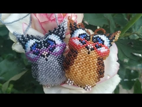 Видео: 150. 🦉" СОВА".  Кирпичное плетение. Часть 1/5.