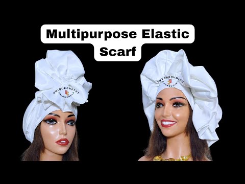 Видео: Как сделать многофункциональный эластичный шарф #тюрбан