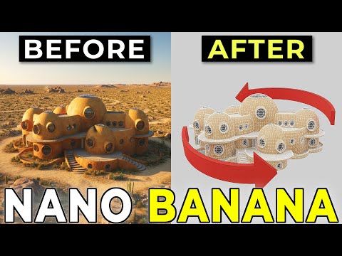 Видео: Изображение в 3D-модель с помощью GOOGLE Nano Banana Tutorial для архитектуры
