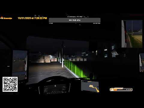 Видео: Euro Truck Simulator 2Дальнобойщики ~1.56~Truckers MP играю на moza R5