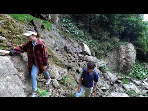 Видео: КБР, Тызыльское ущелье, попытка пройти к водопаду Чий Суу Баши, часть 1