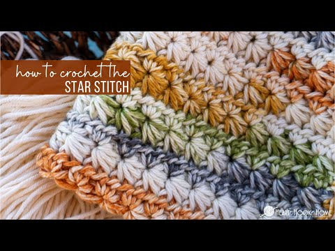 Видео: Урок по вязанию крючком узора «Звезда»