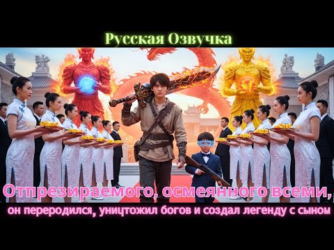 Видео: Отпрезираемого, осмеянного всеми, он переродился, уничтожил богов и создал легенду с сыном.#дорама