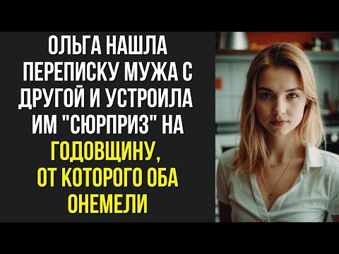 Видео: Ольга нашла переписку мужа с другой и устроила им "сюрприз" на годовщину, от которого оба онемели