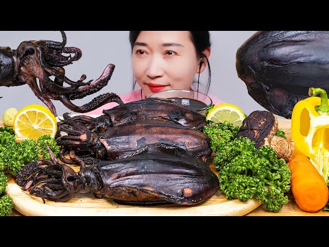 Видео: ПИЩЕВЫЙ РИФНЫЙ КАЛЬМАР НА ПАРУ АСМР МУКБАНГ EATING SOUNDS