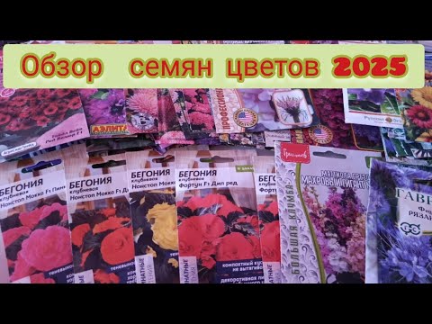 Видео: Обзор семян цветов2025.💐🌺🌷