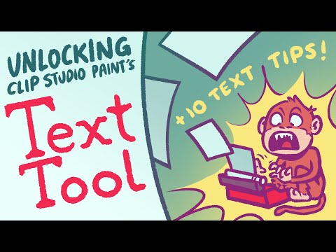 Видео: Разблокируем текстовый инструмент Clip Studio Paint!