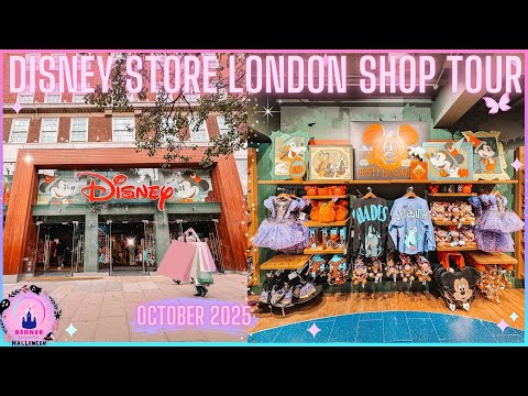 Видео: Видеоблог о посещении магазина Disney в Лондоне. Октябрь 2025. Новинки Хэллоуина, Рождества и тов...