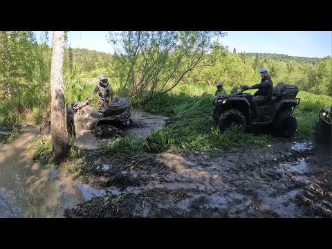 Видео: CFMOTO CFORCE 1000 против AODES MUD PRO 1000. Перевернули 2 Квадроцикла,Лютый Маршрут🔥