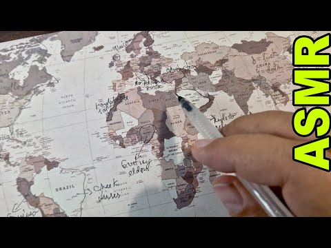 Видео: Факты об ASMR: Картографирование культурных особенностей регионов мира | ASMR-картография + шепот