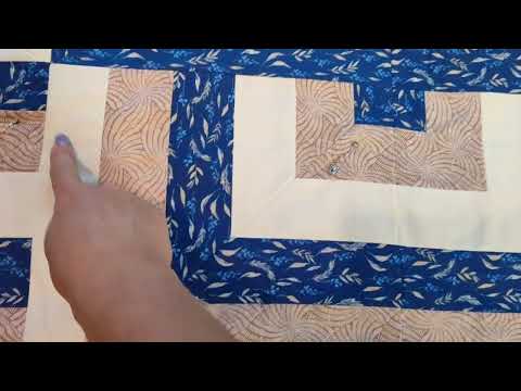 Видео: Покрывало из полос с три Д эффектом.
