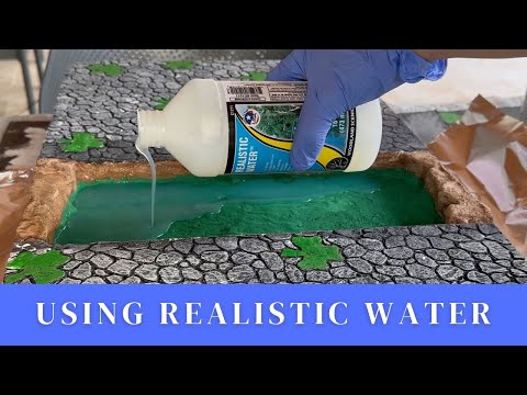 Видео: Использование реалистичной воды от Woodland Scenics
