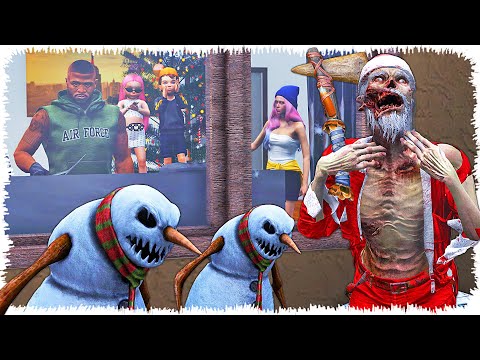 Видео: Аяз ата келді Джонни таяқ жеді (GTA V)
