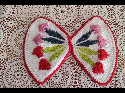 Видео: Нежный узор "Сердечки"