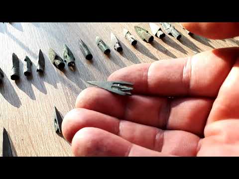 Видео: Обзор лота ,скифские наконечники