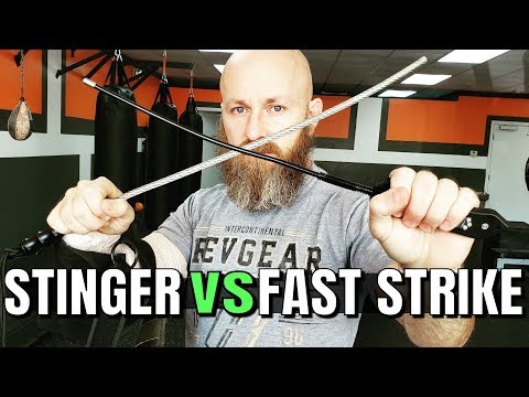 Видео: Тактические кнуты для самообороны Fast Strike против Stinger