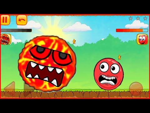 Видео: Лавовый шар против Красного героя-Бал. Red Ball 4.от котика Браяна про шарик