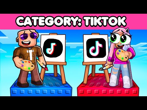 Видео: Можно ли нарисовать логотип TikTok по памяти? | Roblox