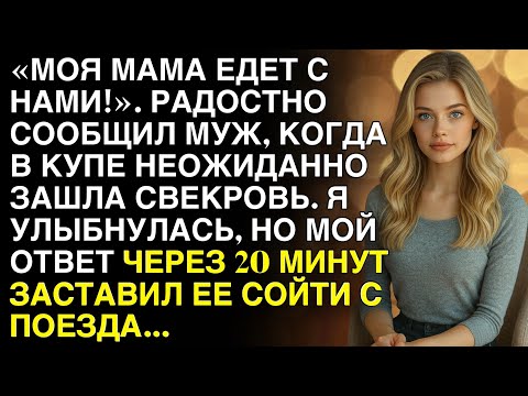 Видео: «Моя мама едет с нами!». Радостно сообщил муж, когда в купе зашла свекровь. А через 20 минут...