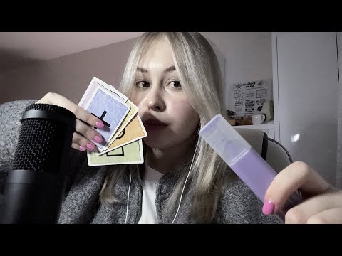 Видео: АСМР быстрая проверка на СДВГ (быстрые триггеры + неразборчивый шепот)🃏