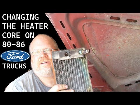 Видео: Замена радиатора отопителя на Ford Bullnose