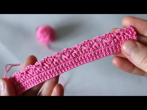 Видео: ОБРАБОТКА КРАЯ ИЗДЕЛИЯ. КАНТ КРЮЧКОМ.