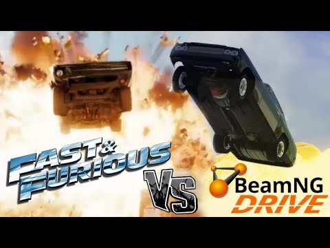 Видео: ПОВТОРИЛ ТРЮКИ И АВАРИИ ИЗ КИНО В BEAMNG DRIVE [№1]