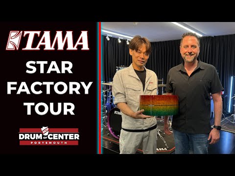 Видео: Шейн посещает фабрику барабанов Tama Star Drums в Японии!