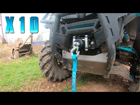 Видео: CFMOTO X10 приблуда для лебёдки, мои обычные маршруты.