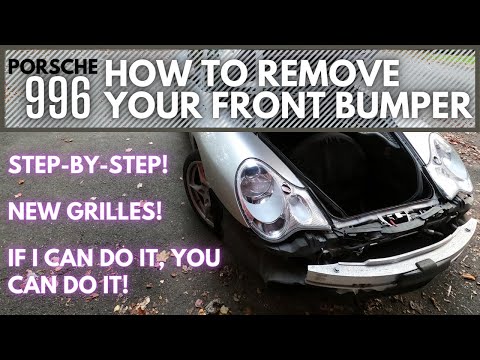 Видео: Обновление Porsche 996. Снятие переднего бампера.