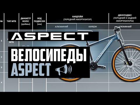 Видео: Горные велосипеды ASPECT 2024: Amp, Air, Nickel, Ideal, Stimul, Limited, Ronin и др. / ПРО [БРЕНДЫ]